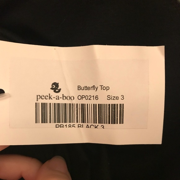 Peek-a-boo maternity top - Picture 2 of 2